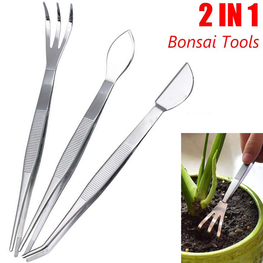 2-in-1 304 Stainless Steel Pro - Bonsai Garden Rake 리뷰 및 가격