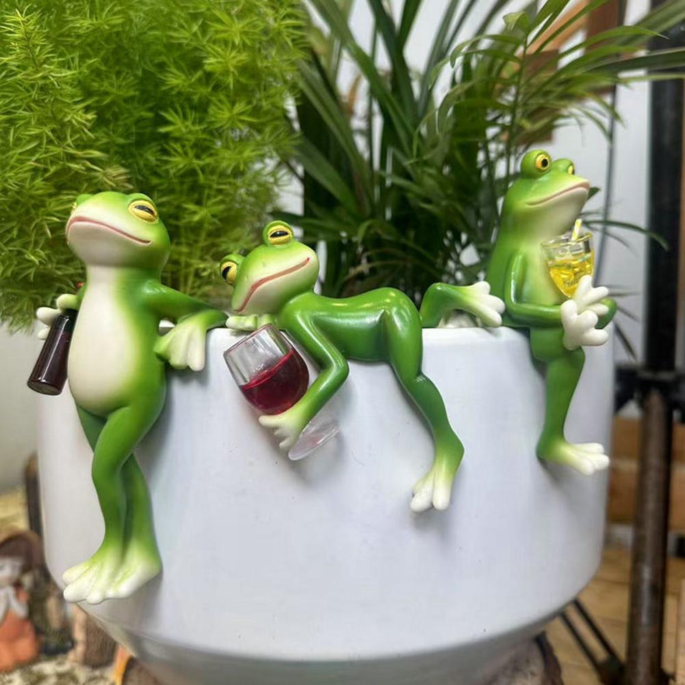 Resin Frog Statue Bonsai Acces - Bonsai Garden With Pond 리뷰 및 가격