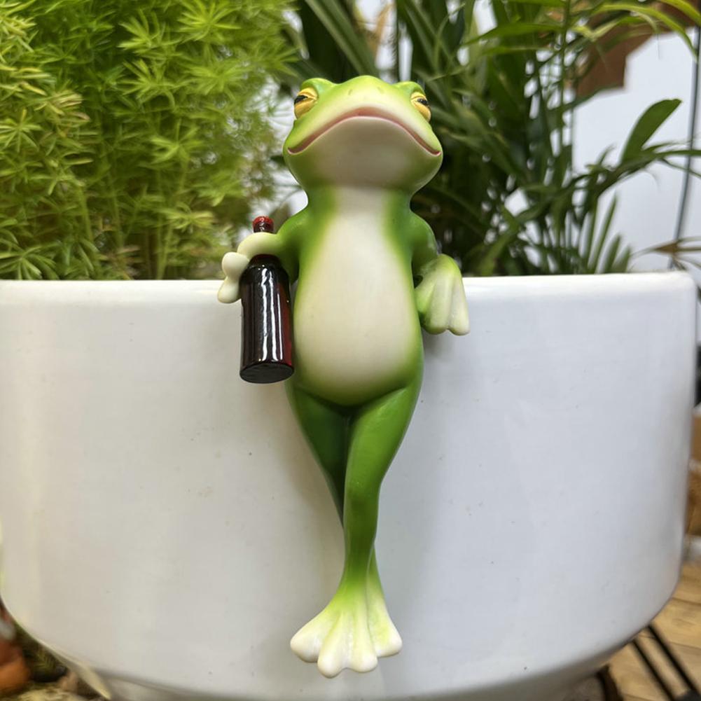 Resin Frog Statue Bonsai Acces - Bonsai Garden With Pond 리뷰 및 가격