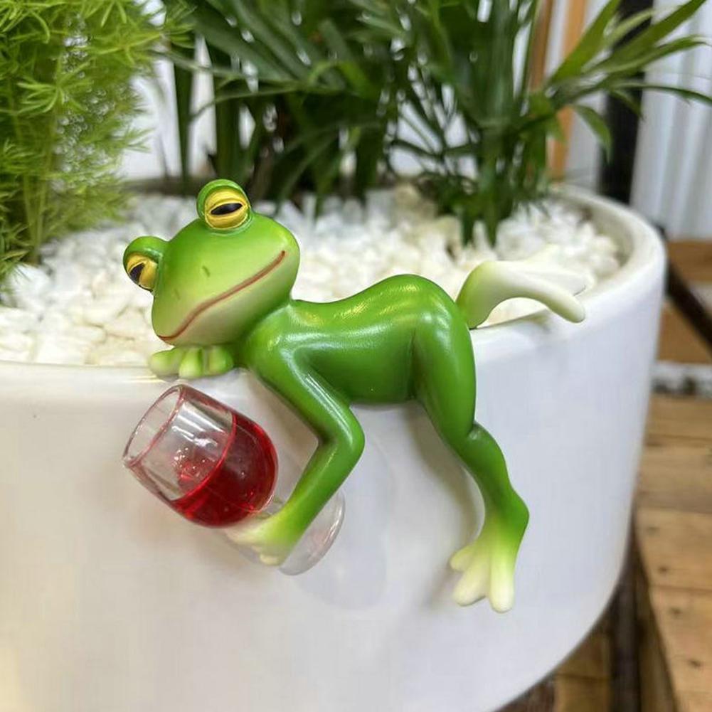 Resin Frog Statue Bonsai Acces - Bonsai Garden With Pond 리뷰 및 가격