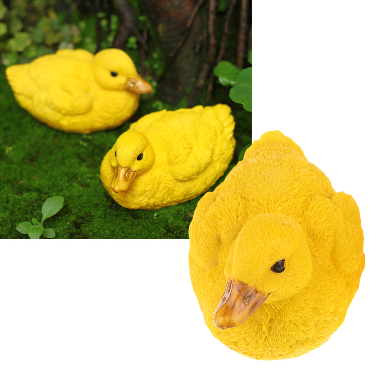 1Pair Yellow Duck Decoration R - Bonsai Garden With Pond 리뷰 및 가격