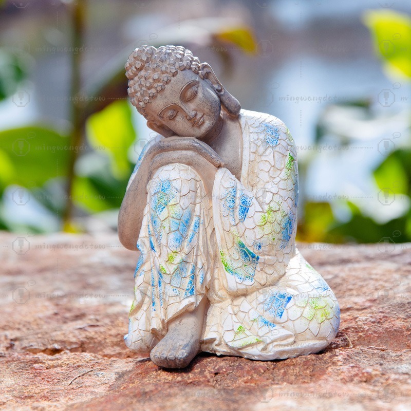Mini Buddha Statue Ornament, N - Bonsai Garden Decor 리뷰 및 가격