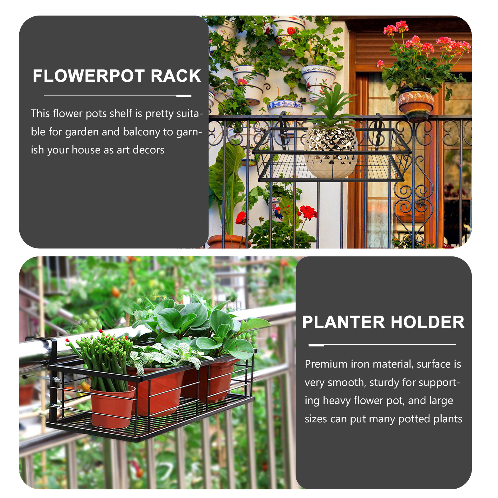 1Pcs Premium Iron Hanging Flow - Bonsai Garden Decor 리뷰 및 가격