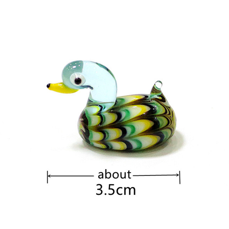 Handmade Mini Glass Duck Figur - Bonsai Garden Gift 리뷰 및 가격