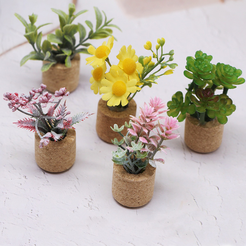 🛒1:12 Dollhouse Simulation Flo - Bonsai Garden Decor 리뷰 및 가격