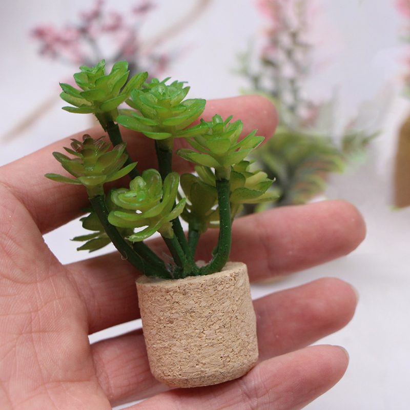 🛒1:12 Dollhouse Simulation Flo - Bonsai Garden Decor 리뷰 및 가격