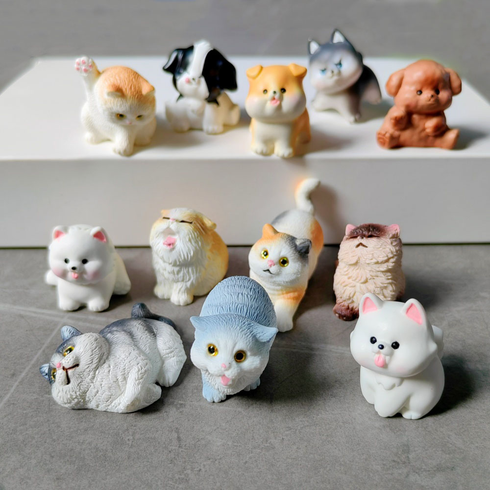 6pc Cute Cat Dog Set Animal Gi - Bonsai Garden Gift 리뷰 및 가격