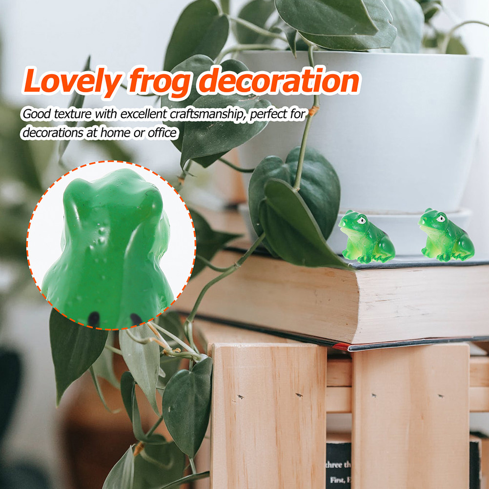 25Pcs Resin Frog Decor Miniatu - Bonsai Garden With Pond 리뷰 및 가격
