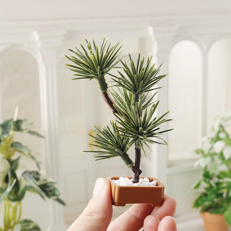 1Pcs 1/12 Dollhouse Simulation - Bonsai Garden Decor 리뷰 및 가격