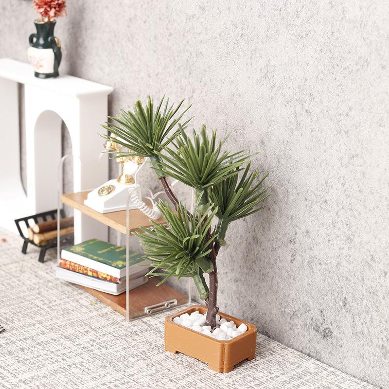 1Pcs 1/12 Dollhouse Simulation - Bonsai Garden Decor 리뷰 및 가격