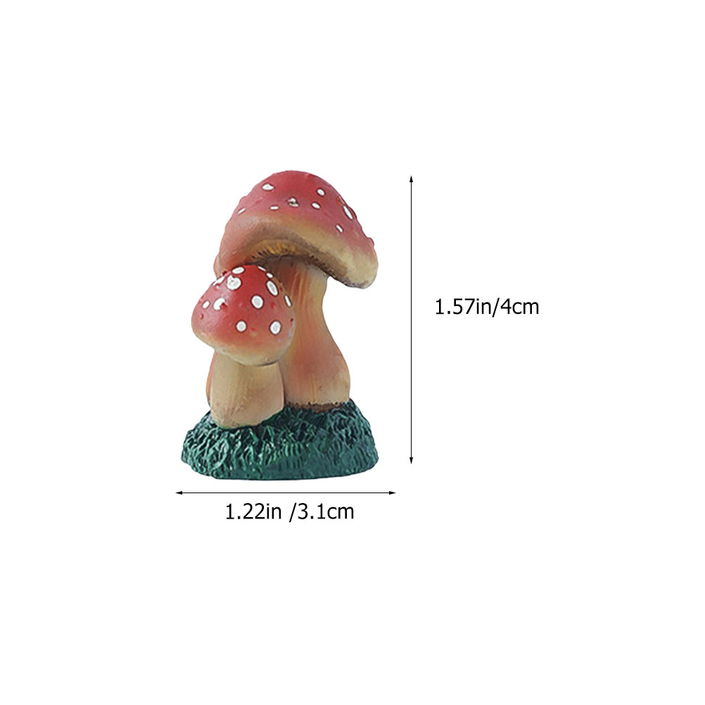 3pcs Miniature Mushroom Decor  - Bonsai Garden Decor 리뷰 및 가격