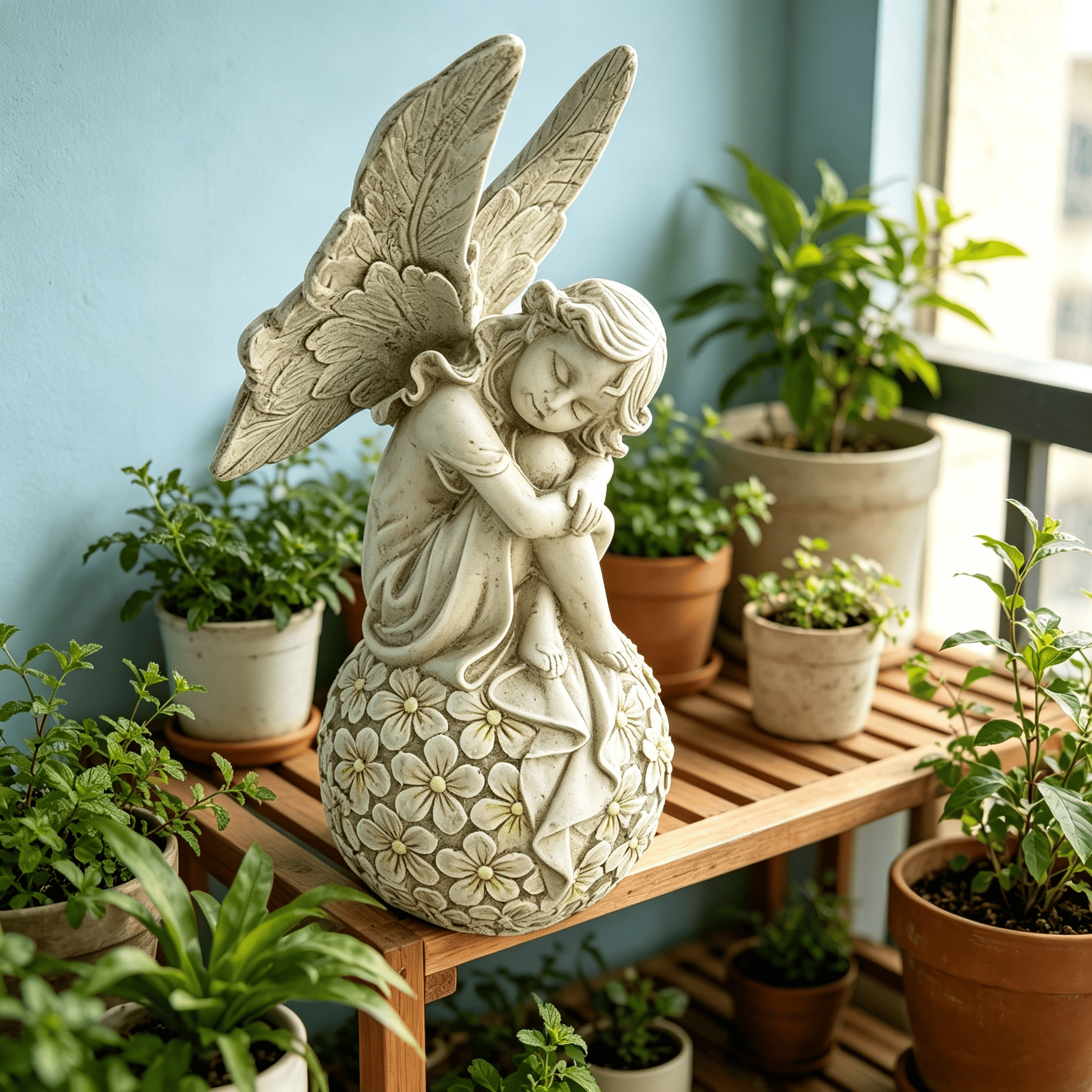 13.2-inch Garden Fairy Statue, - Bonsai Garden Decor 리뷰 및 가격