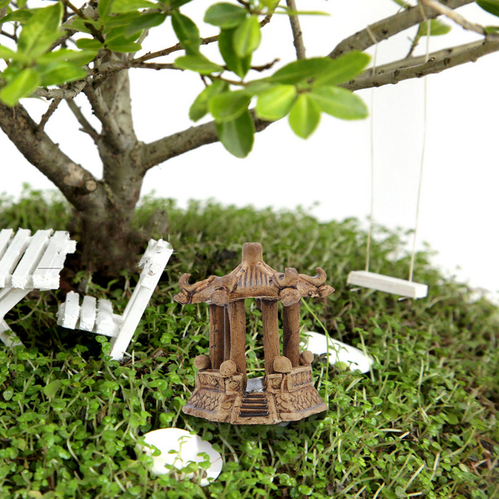 Compact Hexagonal Ceramic Pago - Bonsai Garden Decor 리뷰 및 가격