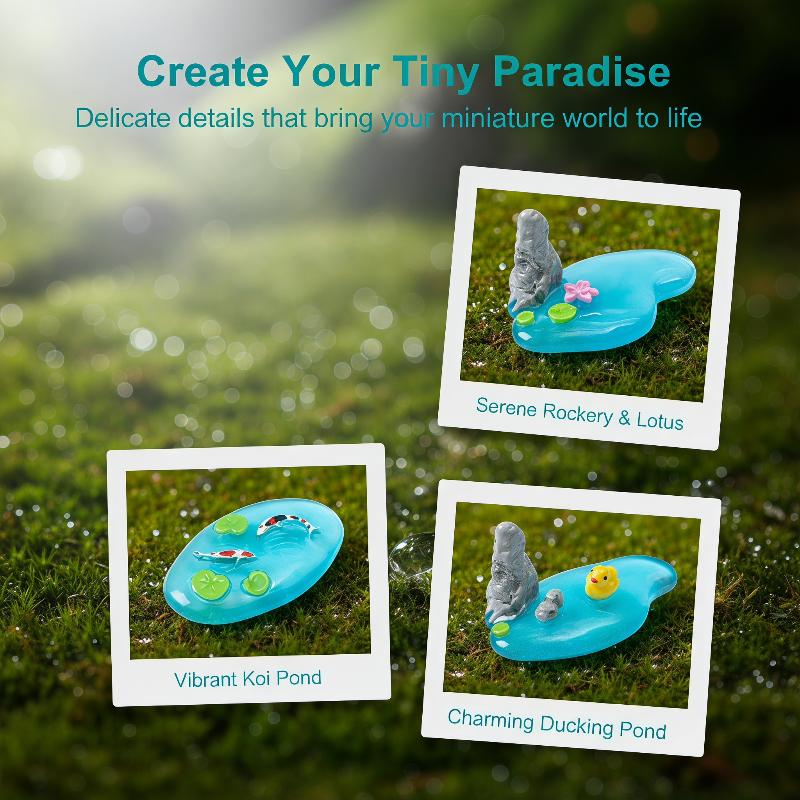 Mini Resin Pond Ornaments With - Bonsai Garden With Pond 리뷰 및 가격