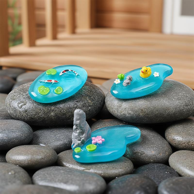 Mini Resin Pond Ornaments With - Bonsai Garden With Pond 리뷰 및 가격