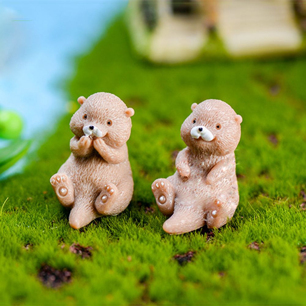Otters Figurine Mini Home Deco - Bonsai Garden Gift 리뷰 및 가격