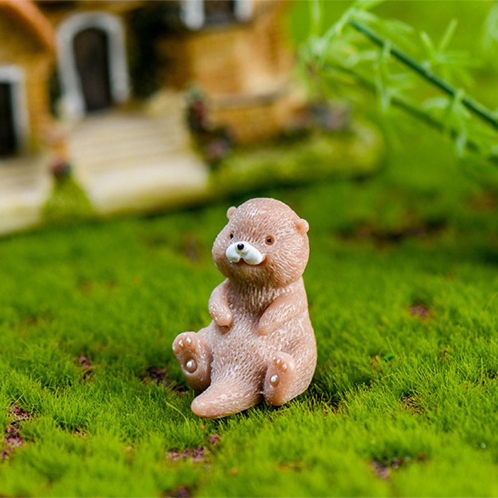 Otters Figurine Mini Home Deco - Bonsai Garden Gift 리뷰 및 가격
