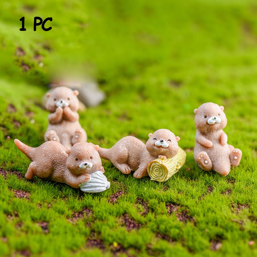 Otters Figurine Mini Home Deco - Bonsai Garden Gift 리뷰 및 가격