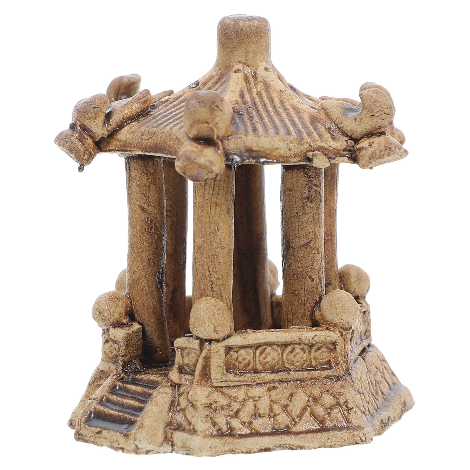 Miniature Hexagonal Pavilion C - Bonsai Garden Decor 리뷰 및 가격