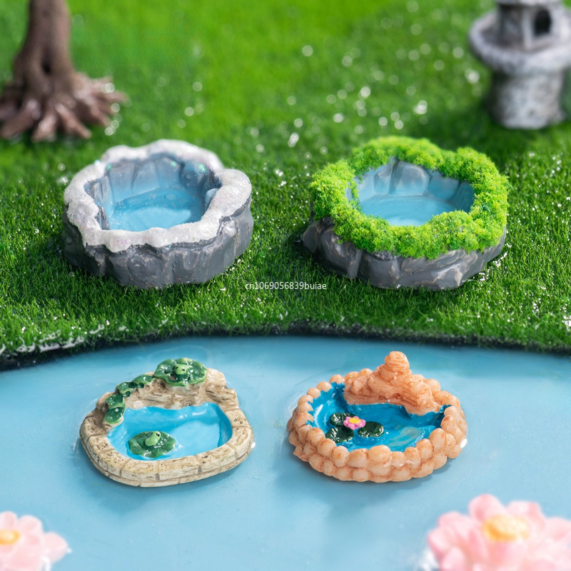 Miniature Landscape Mini Pool  - Bonsai Garden With Pond 리뷰 및 가격