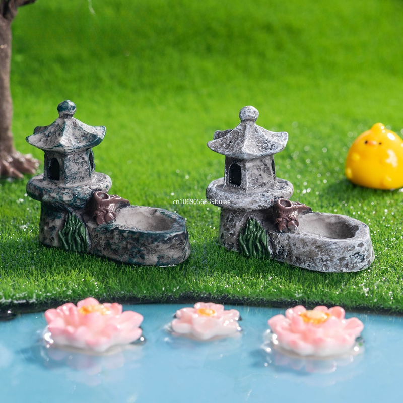 Miniature Landscape Mini Pool  - Bonsai Garden With Pond 리뷰 및 가격