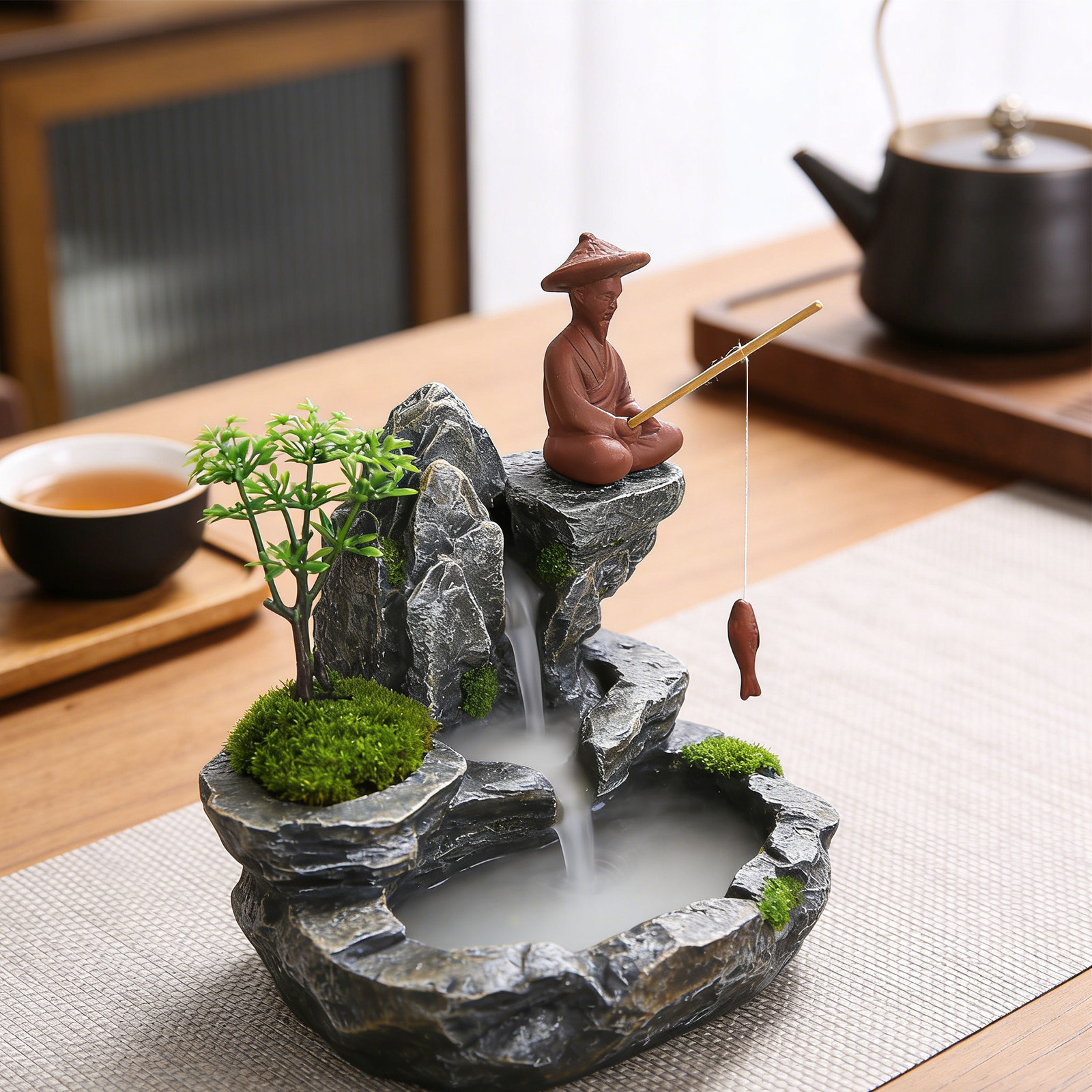 Miniature Chinese Fisherman St - Bonsai Garden Decor 리뷰 및 가격