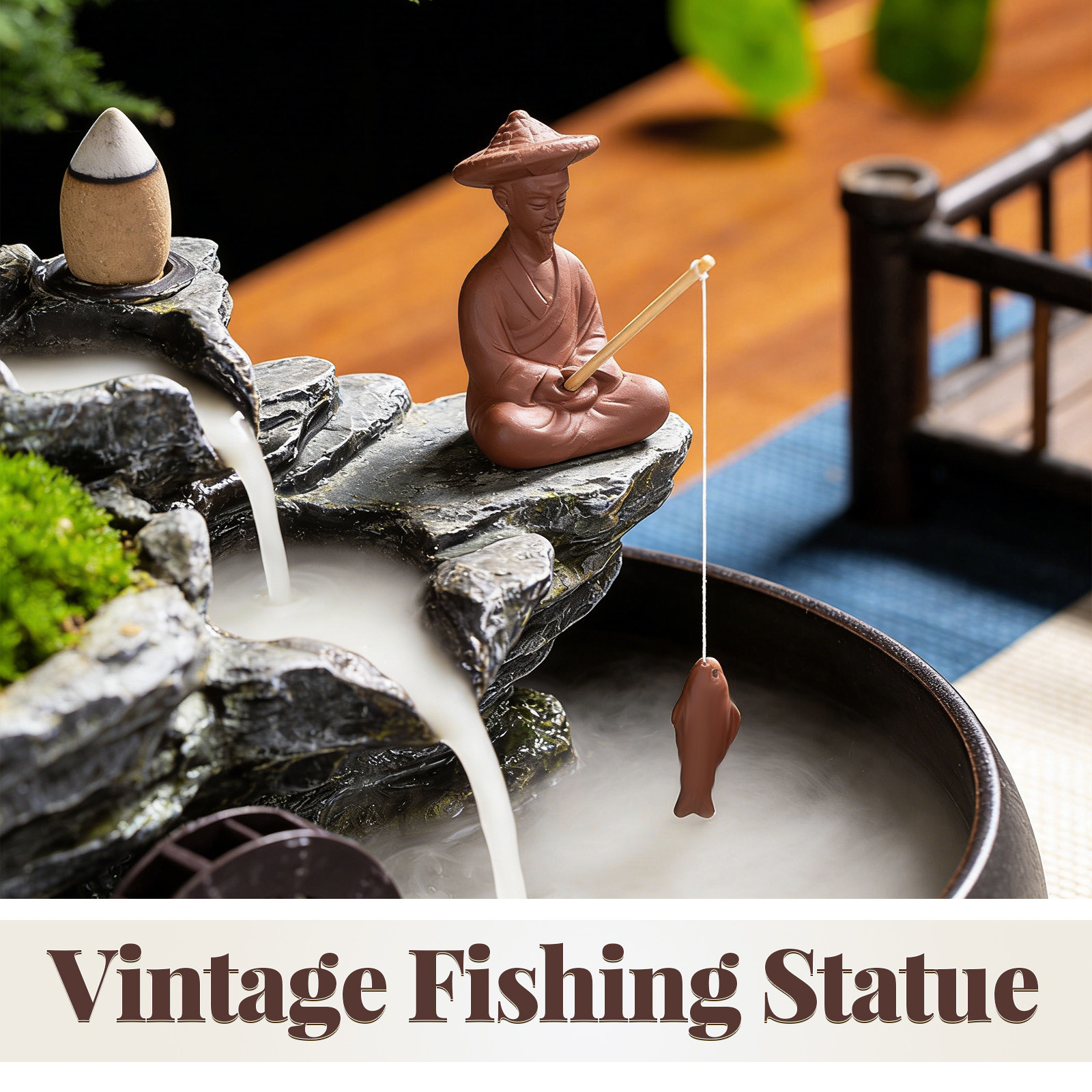 Miniature Chinese Fisherman St - Bonsai Garden Decor 리뷰 및 가격