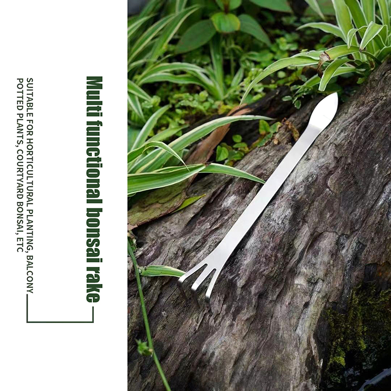 1PC Stainless Steel Root Rake  - Bonsai Garden Rake 리뷰 및 가격