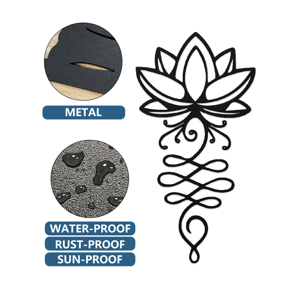 1pc Metal Lotus Wall Decoratio - Bonsai Garden Decor 리뷰 및 가격