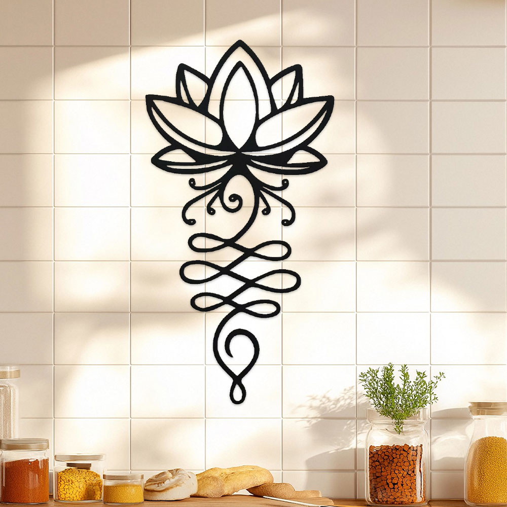 1pc Metal Lotus Wall Decoratio - Bonsai Garden Decor 리뷰 및 가격