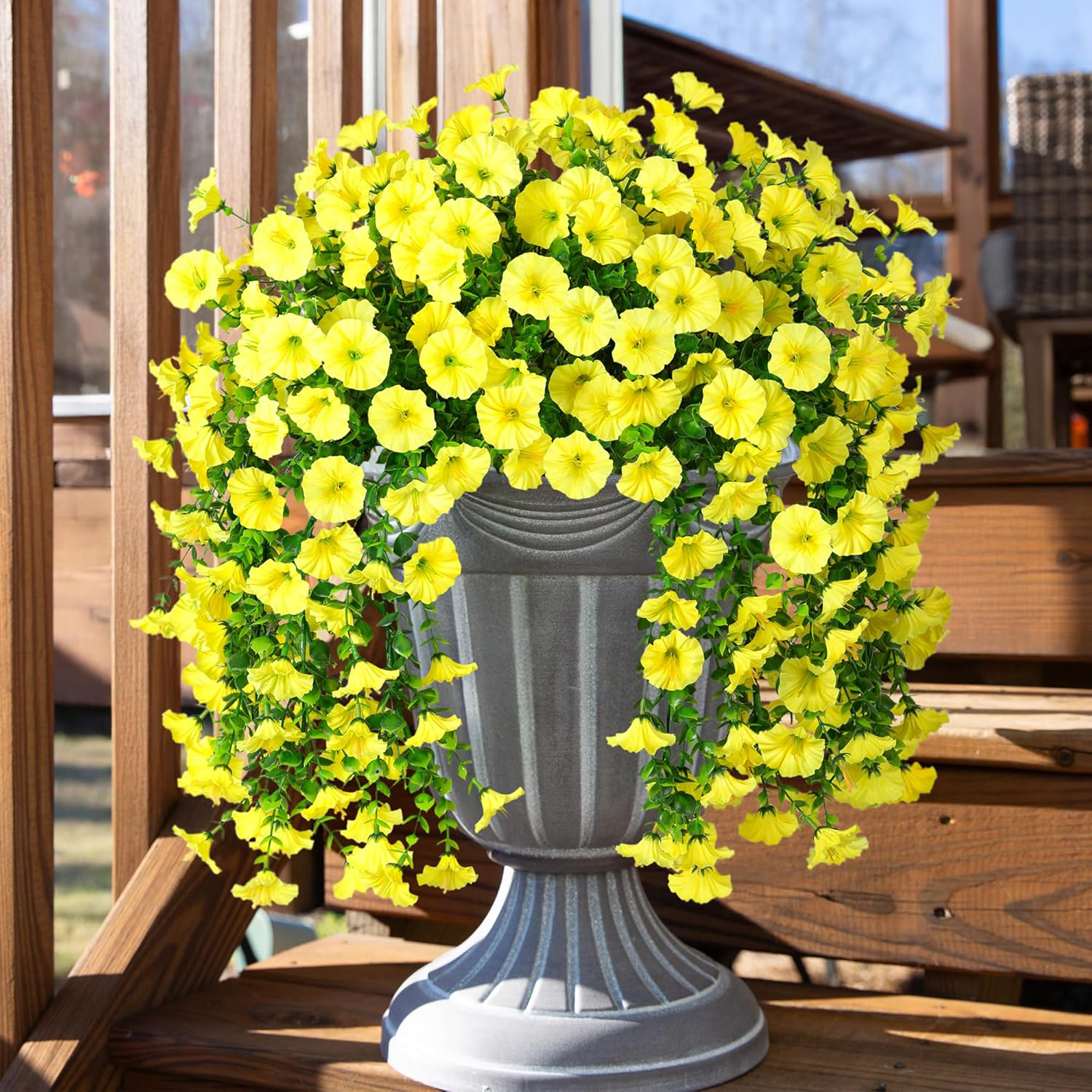 Artificial Flowers Vine Mornin - Bonsai Garden Gift 리뷰 및 가격